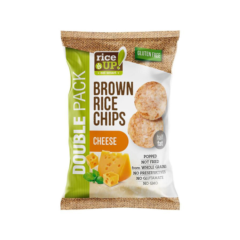 Rice Up BRAON PIRINČANI ČIPS 120G