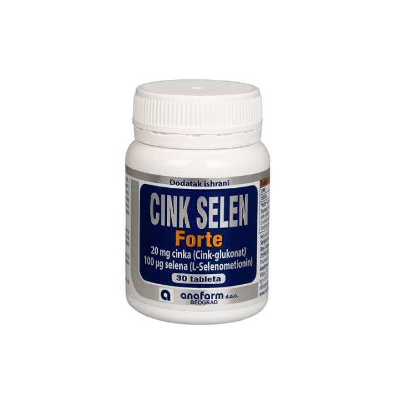 Anafarm CINK SELEN FORTE TABLETE A/30