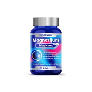 Strong Nature Magneziju bisglicinat 60 kapsula