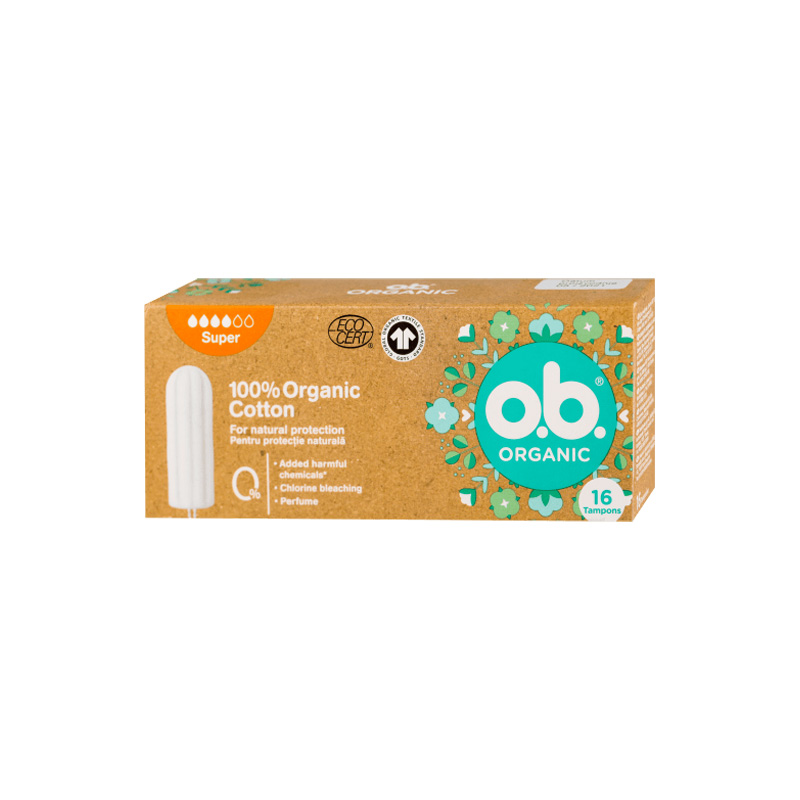 Jonsons TAMPONI O.B. ORGANIC SUPER A/16