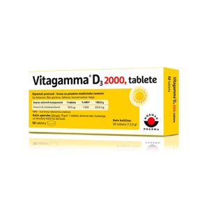 Worwag Pharma VITAGAMMA D3 2000 TABLETE A/50