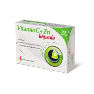 Pharmanova VITAMIN C+ZN KAPSULE A/20