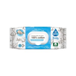 Go Wipes VLAŽNE MARAMICE GO WIPES 100% PAMUK A/50