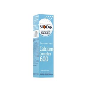 BIOFAR KALCIJUM COMPLEX 600, 15 ŠUMEĆIH TABLETA