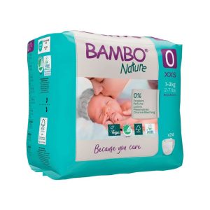 BAMBO NATURE ECO, Pelene za prevremeno rođenu decu, 24 komada