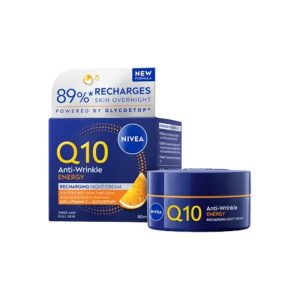 NIVEA Q10 POWER noćna krema protiv bora i za zatezanje kože, 50 ml