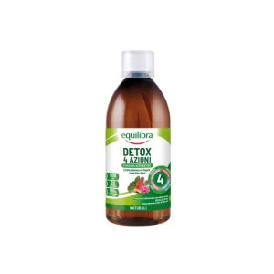 Equilibra Detox 4 Azioni 500 mL, Rastvor za Detoks i Čišćenje Organizma