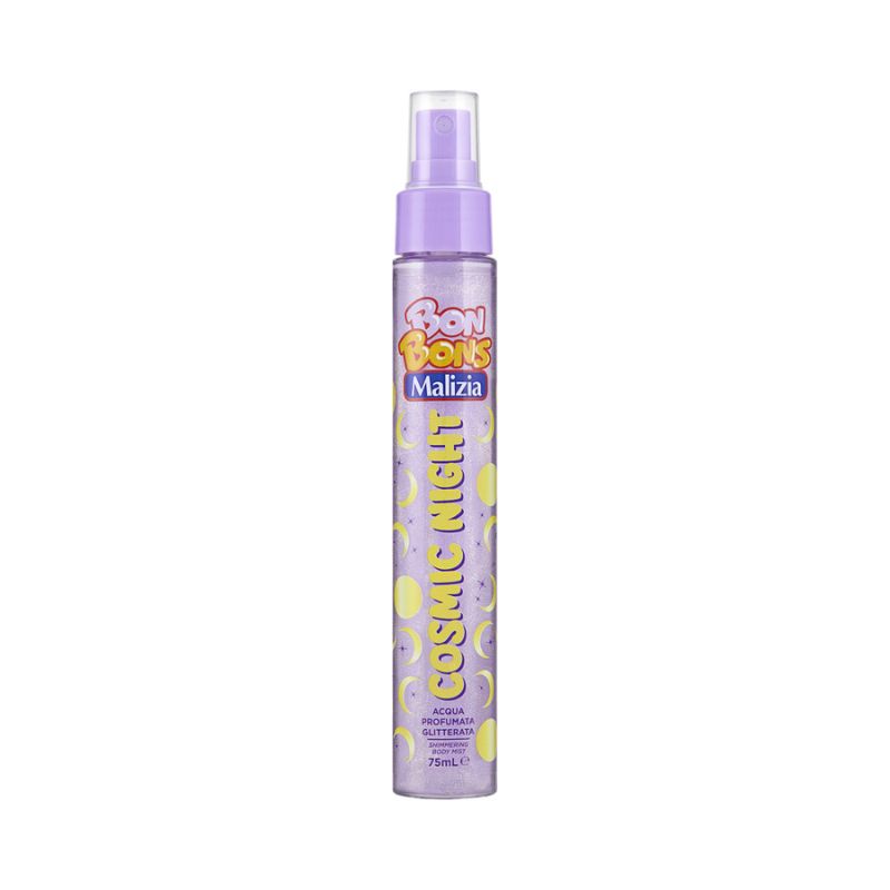 Malizia Bon Bons Cosmic night, Mirisna voda za telo sa sjajem, 75ml