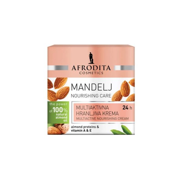 Afrodita Cosmetics-AFRODITA BADEM HRANLJIVA KREMA 50ML