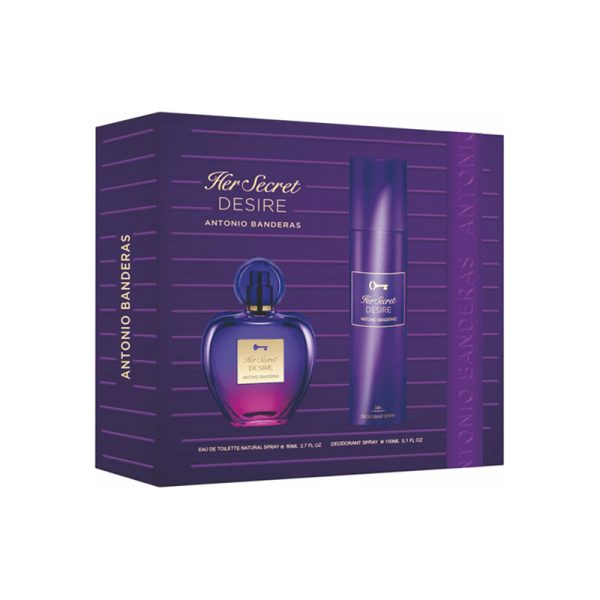 -ANTONIO BANDERAS SET EDT+DEO HER SECRET DESIRE