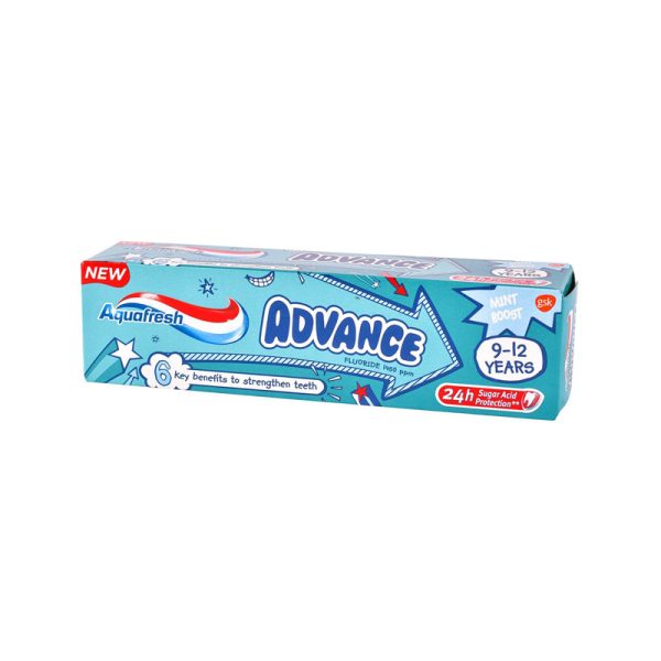 Aquafresh AQUAFRESH DEČIJA PASTA ZA ZUBE 50ML OD 9-12 GODINA