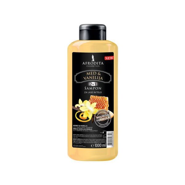 Afrodita Cosmetics Afrodita Šampon Med I Vanila 1L