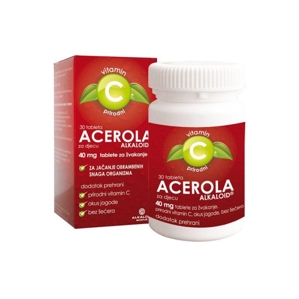 Alkaloid Alkakaps Acerola Tablete 30X40Mg