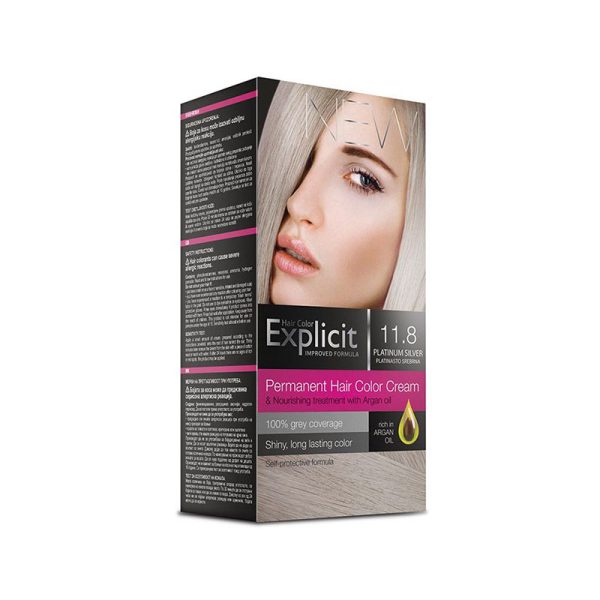 Aura Aura Explicit farba za kosu 11.8 Platinasto srebrna