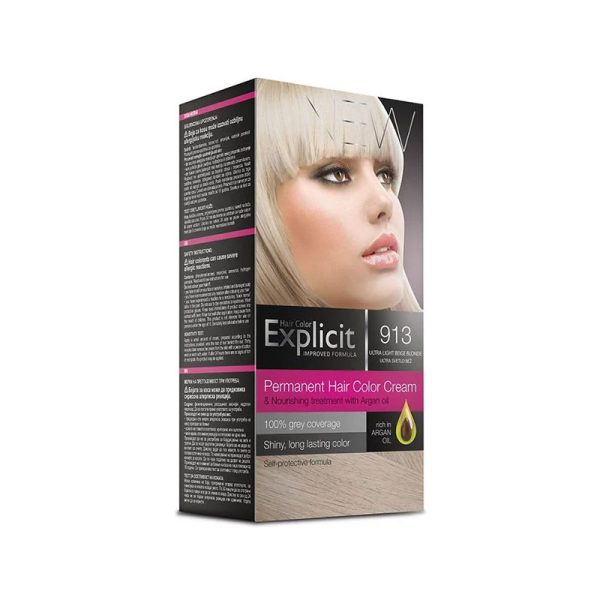 Aura Aura Explicit farba za kosu 913 Ultra svetlo bež