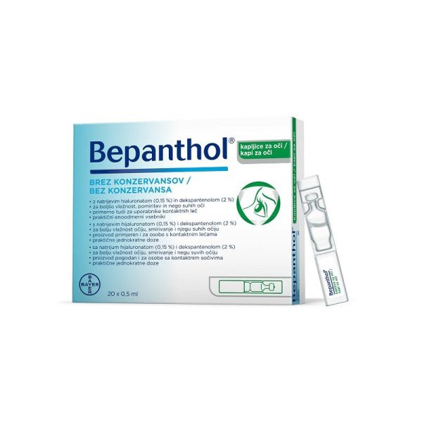 Bayer BEPANTHOL KAPI ZA OČI 20X0