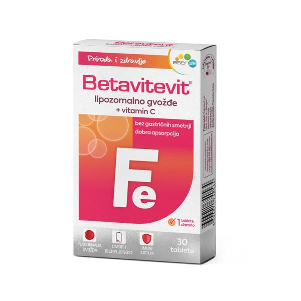 Esensa BETAVITEVIT FE+VITAMIN C TABLETE A/30