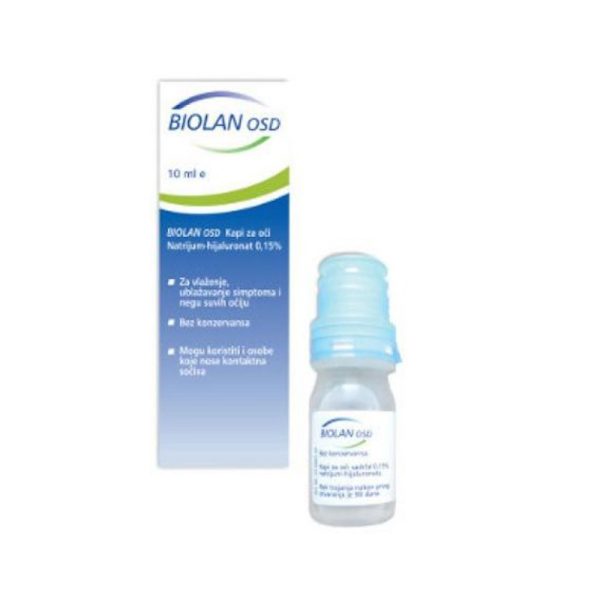 Baush+Lomb BIOLAN OSD KAPI ZA OČI 10ML