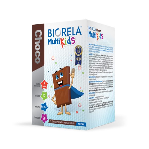 Biorela BIORELA CHOCO IMUNO KIDS STANGLICE A/20