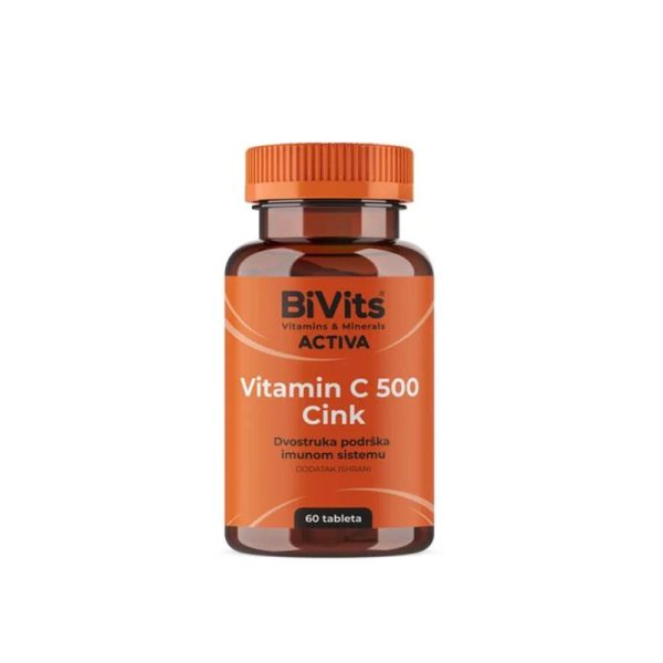 Bivits BIVITS ACTIVA VITAMIN C 500 I CINK TABLETE A/60