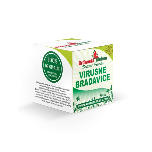 Brdjanski Melem BRDJANSKI MELEM PROTIV VIRUSNIH BRADAVICA 50ML