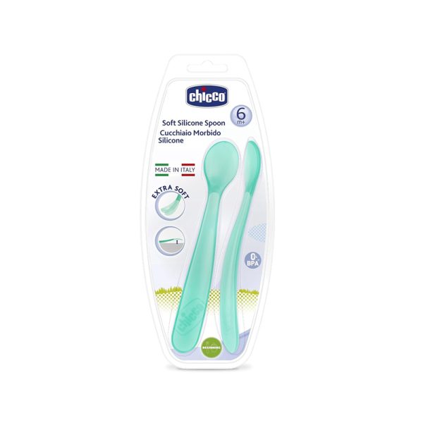 Chicco CHICCO KAŠIKA SILIKONSKA ANATOMSKA 66585