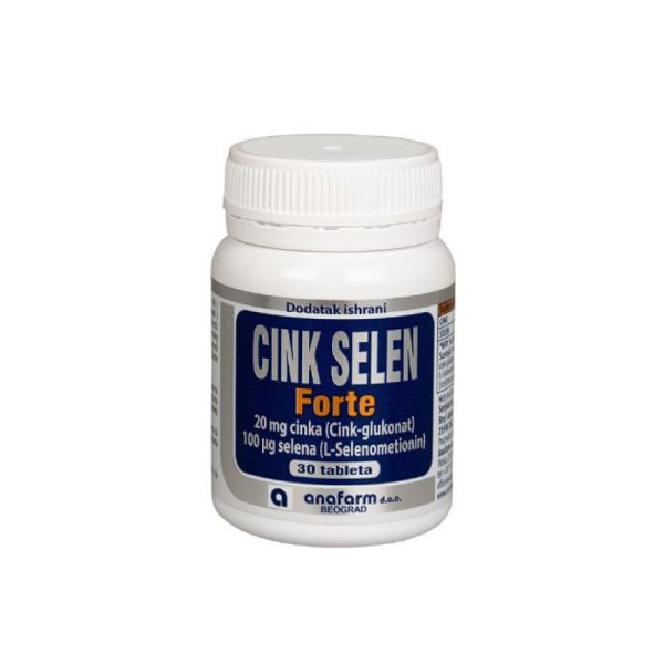 Anafarm CINK SELEN FORTE TABLETE A/30