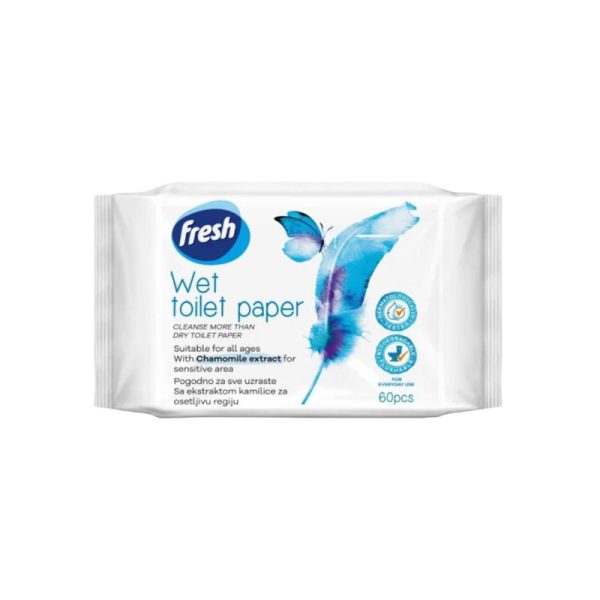 Fresh Fresh Vlazni Toaletni Papir De Luxe A/60