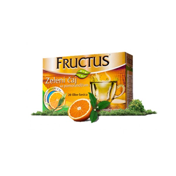 Fructus Fructus Čaj Zeleni/Narandza Filter