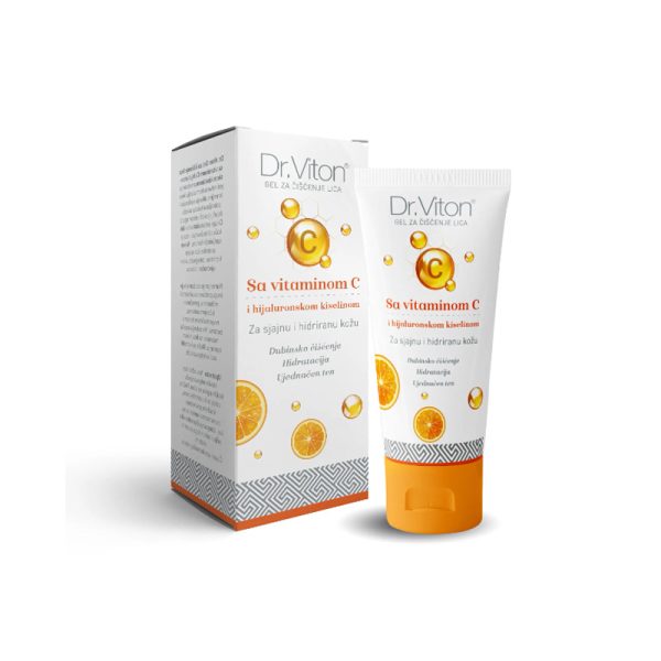 Dr.Viton Gel Za Čišćenje Lica Sa Vitaminom C I Hijaluronom