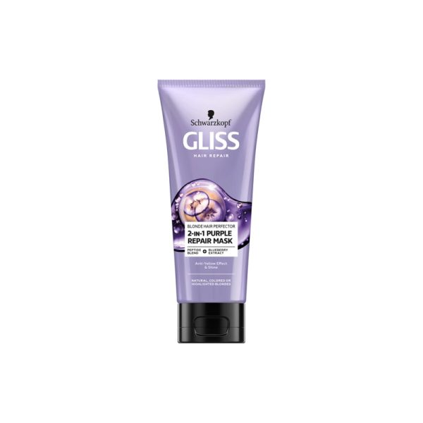 Swarchkopf Gliss Kur Maska 2In1 Purple Repair