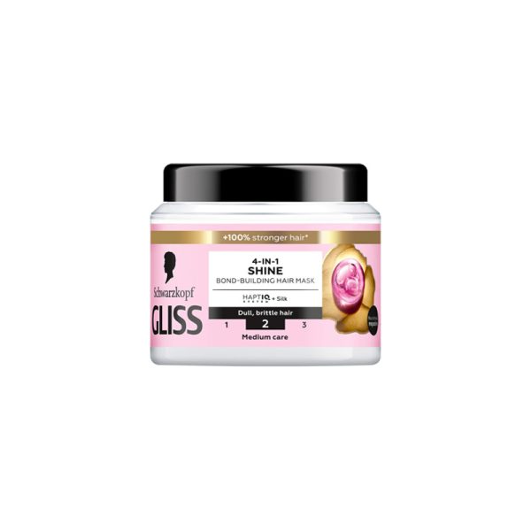 Swarchkopf Gliss Kur Maska Shine 4In1 400Ml