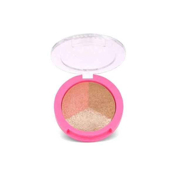 Golden Rose Glow Baked Trio Miss Beauty
