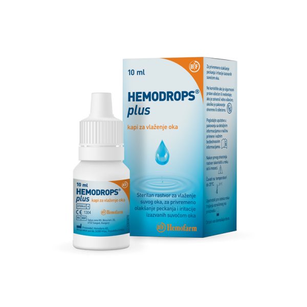 Hemofarm HEMODROPS PLUS KAPI ZA OČI