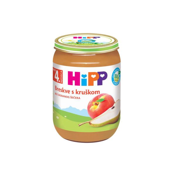 Hipp HIPP KAŠICA BRESKVA/KRUŠKA 190G
