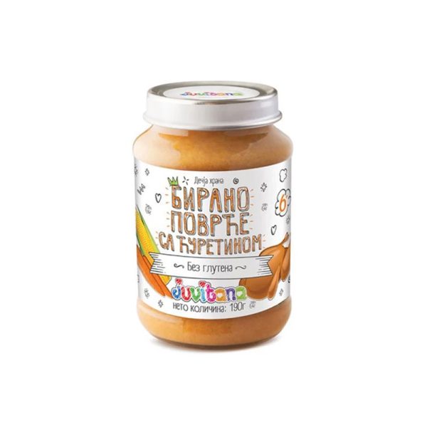 Juvitana JUVITANA KAŠICA BIRANO POVRĆE/ĆURETINA 190G