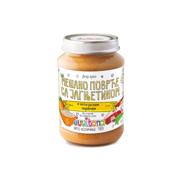 Juvitana JUVITANA KAŠICA MESANO POVRĆE/JAGNJETINA 190G