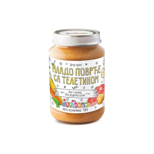Juvitana JUVITANA KAŠICA MLADO POVRĆE/TELETINA 190G