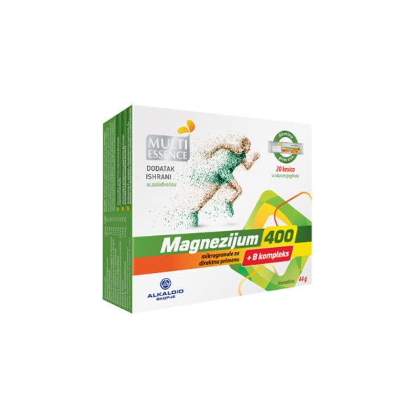 Alkaloid Magnezijum 400+B Complex Prasak A/20