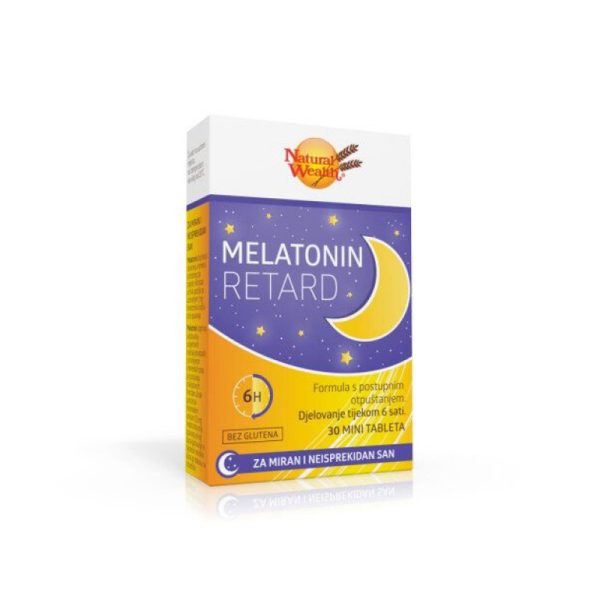 Natural Wealth NATURAL WEALTH MELATONIN RETARD TABLETE A/30