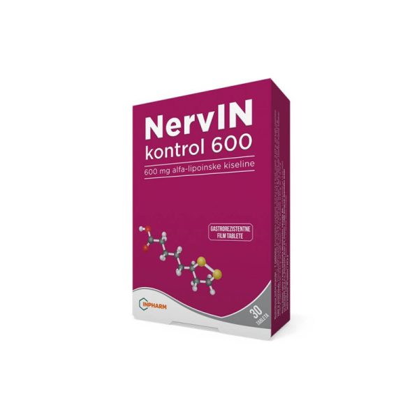 Inpharm NERVIN CONTROL TABLETE 600 A/30