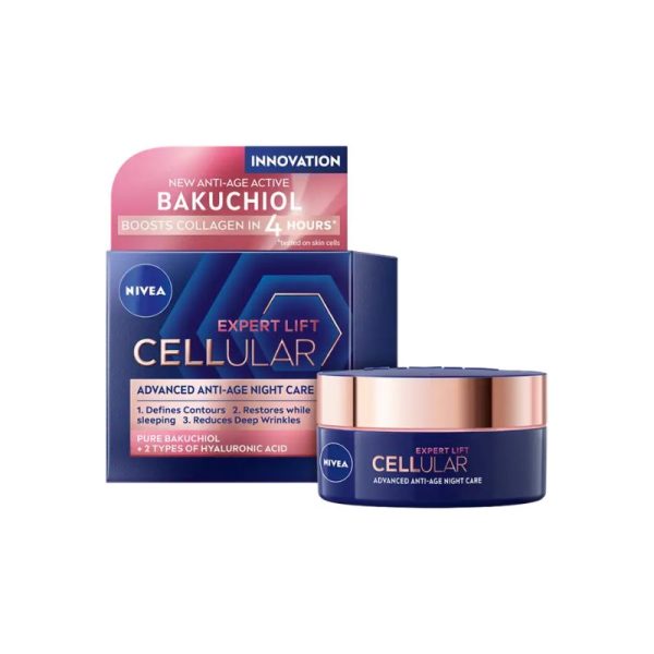NIVEA Cellular Expert Lift noćna krema protiv bora, 50ml