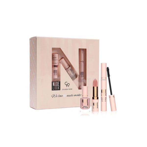 Golden Rose Nude Set Look