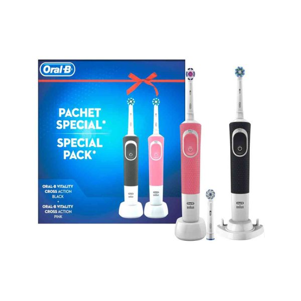 Oral B Oral B Gift Box D100 Black+D100 Pink