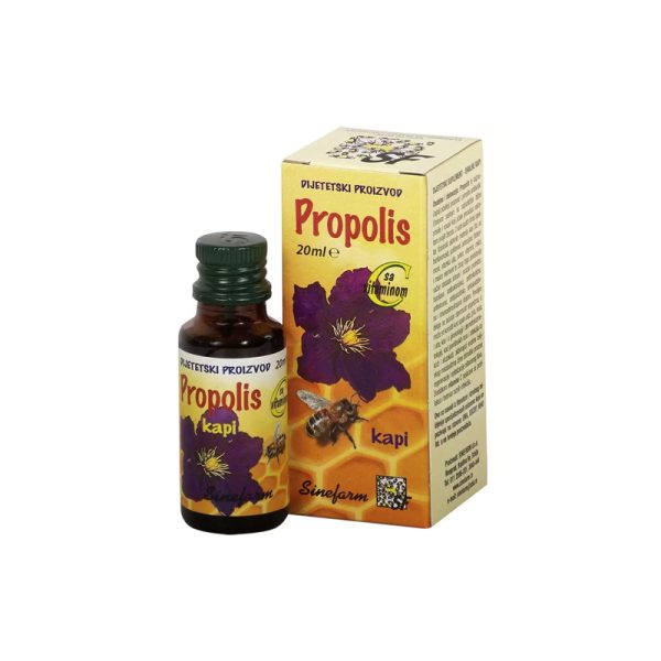 Sinefarm PROPOLIS KAPI SA VITAMINOM C ZA ODRASLE