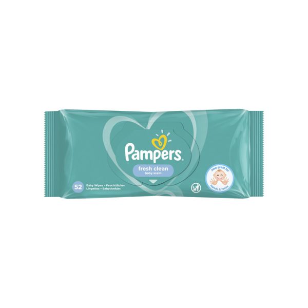 Pampers Pampers Vlažne Maramice Fresh A/52