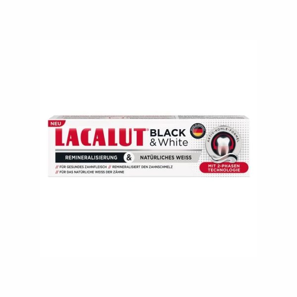 Lacalut Pasta Lacalut Black&White 75Ml