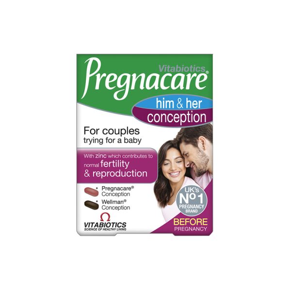 Vitabiotics Pregnacare Him&Her Tablete 30+30
