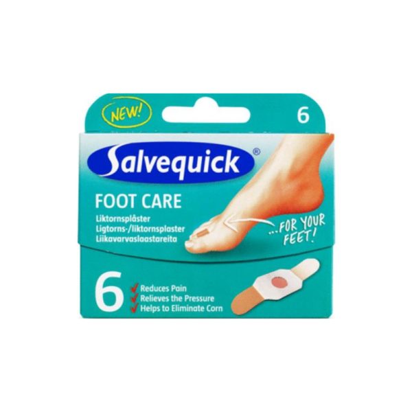 Salvequick SALVEQUICK FLASTER FOOT CARE A/6