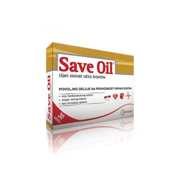 Inpharm SAVE OIL SOFTGEL KAPSULE 30X500MG